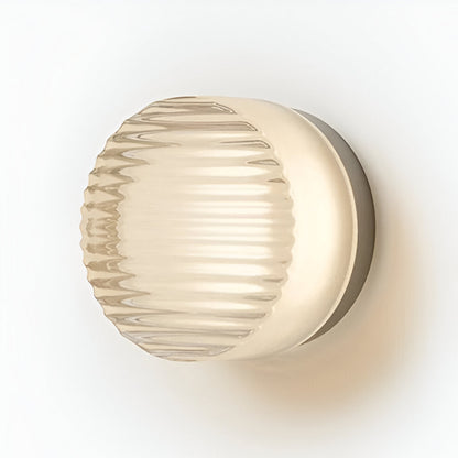 Compacte Wandlamp Met Geribbeld Lichtdesign En LED-Verlichting