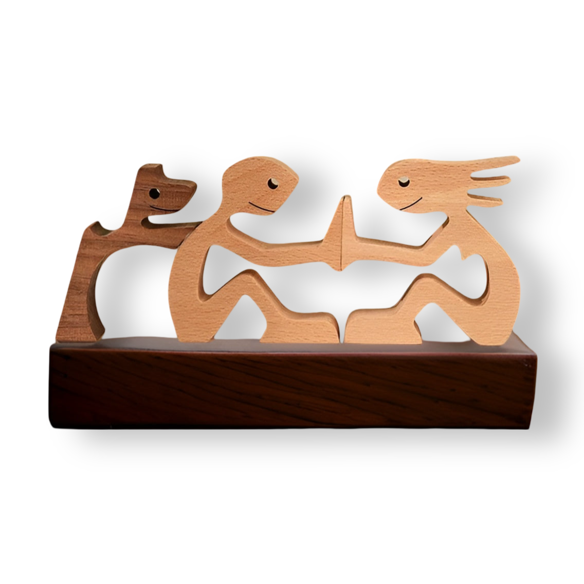 Houten Hondensculptuur Voor Een Warme En Betekenisvolle Woondecoratie