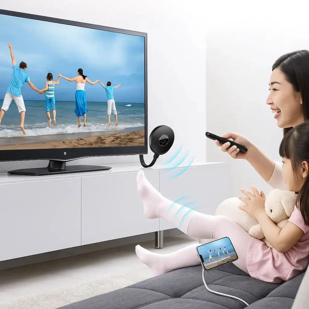 Mirroradapter Voor Direct En Draadloos Spiegelbeeld Naar Tv En Monitor