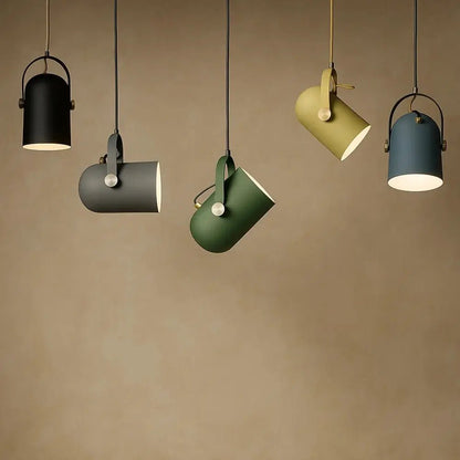 Minimalistische Cilinder Hanglamp Met Gerichte LED-Verlichting
