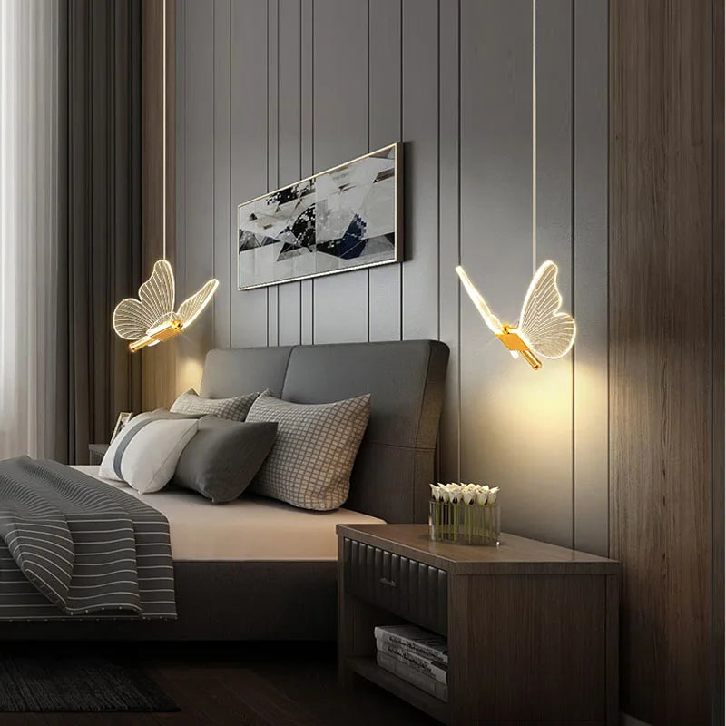 LED Vlinder Hanglamp voor een Sfeervolle Kinderkamer