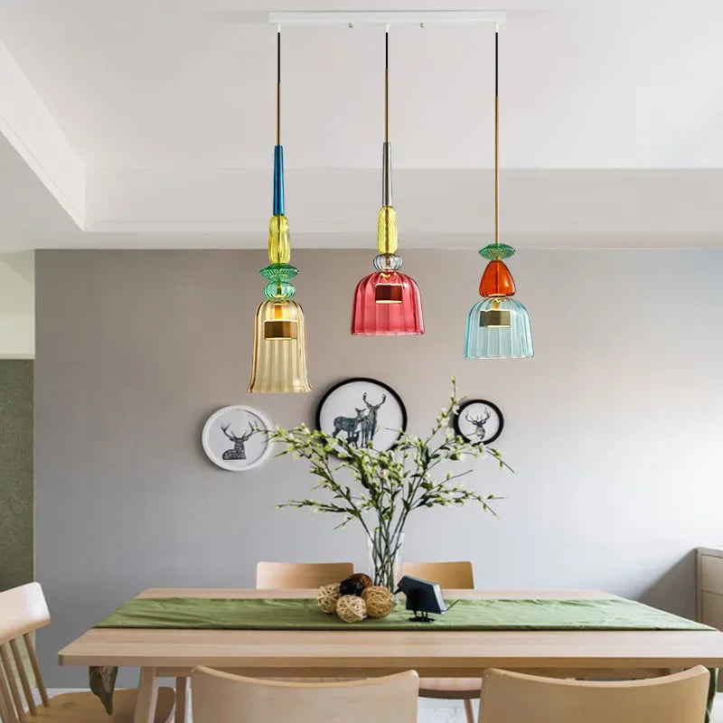 Kleurrijke Hanglamp met Verstelbare Hoogte