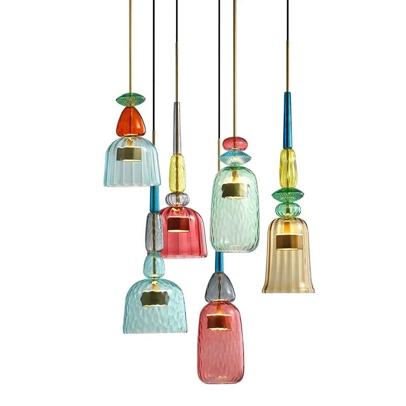 Kleurrijke Hanglamp met Verstelbare Hoogte