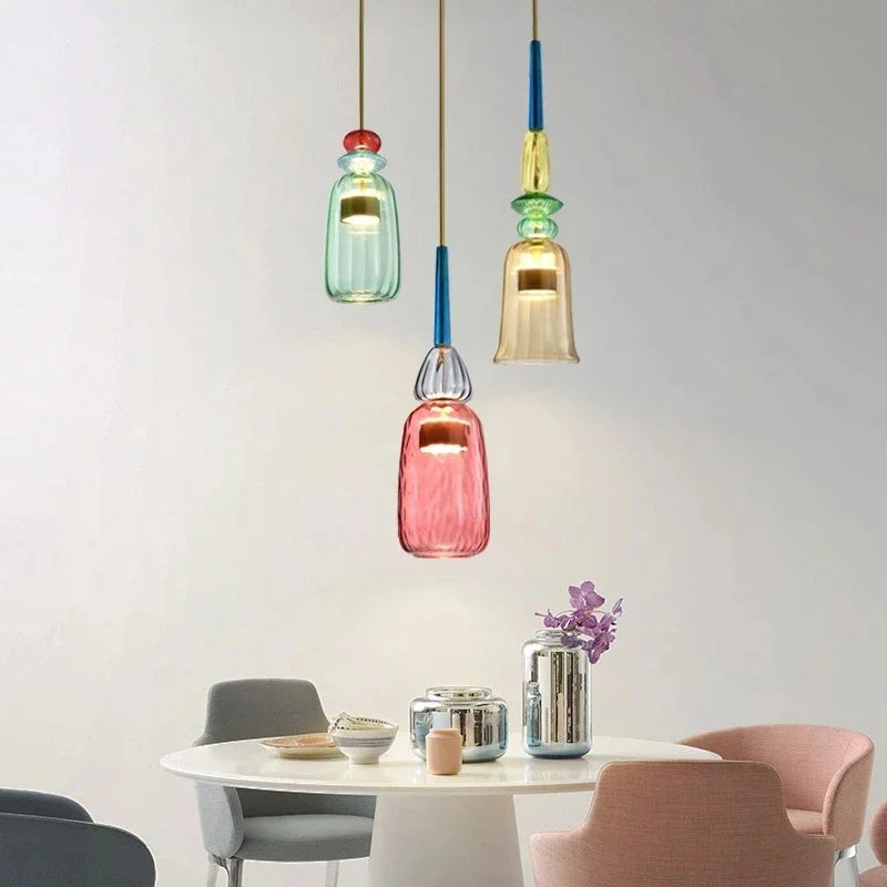 Kleurrijke Hanglamp met Verstelbare Hoogte