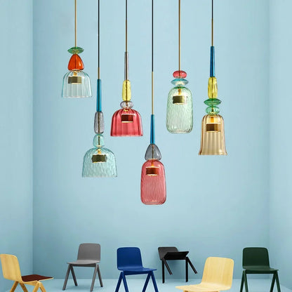 Kleurrijke Hanglamp met Verstelbare Hoogte