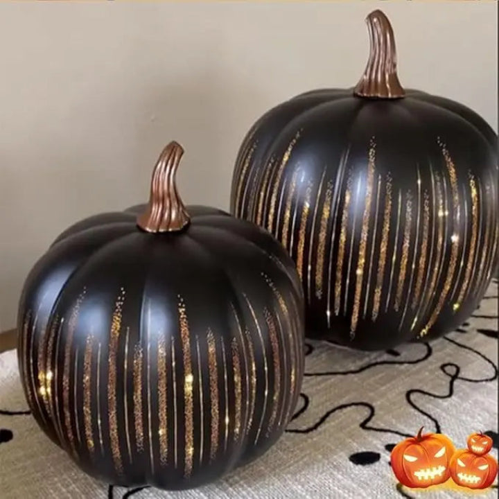 Pompoenlamp Voor Warm En Sfeervol Herfstlicht En Halloweendecoratie In Huis
