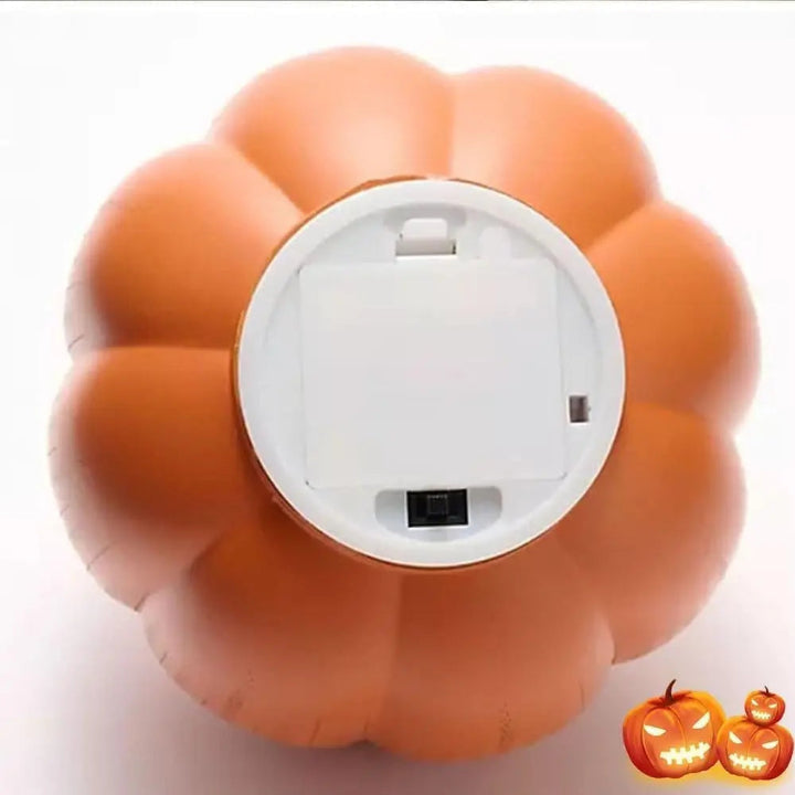Pompoenlamp Voor Warm En Sfeervol Herfstlicht En Halloweendecoratie In Huis