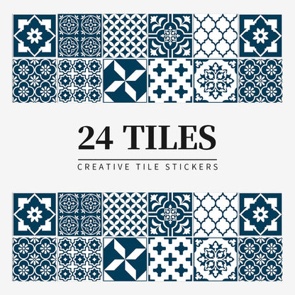 Zelfklevende Mandala Tegelstickers Voor Decoratieve Update Van Wanden En Interieur