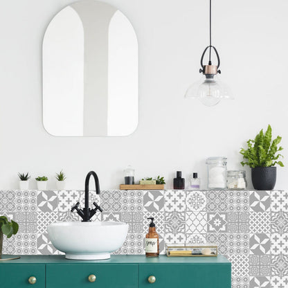 Zelfklevende Mandala Tegelstickers Voor Decoratieve Update Van Wanden En Interieur
