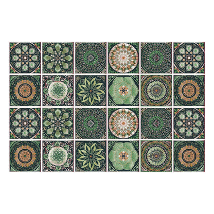 Zelfklevende Mandala Tegelstickers Voor Decoratieve Update Van Wanden En Interieur