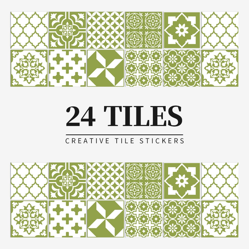Zelfklevende Mandala Tegelstickers Voor Decoratieve Update Van Wanden En Interieur