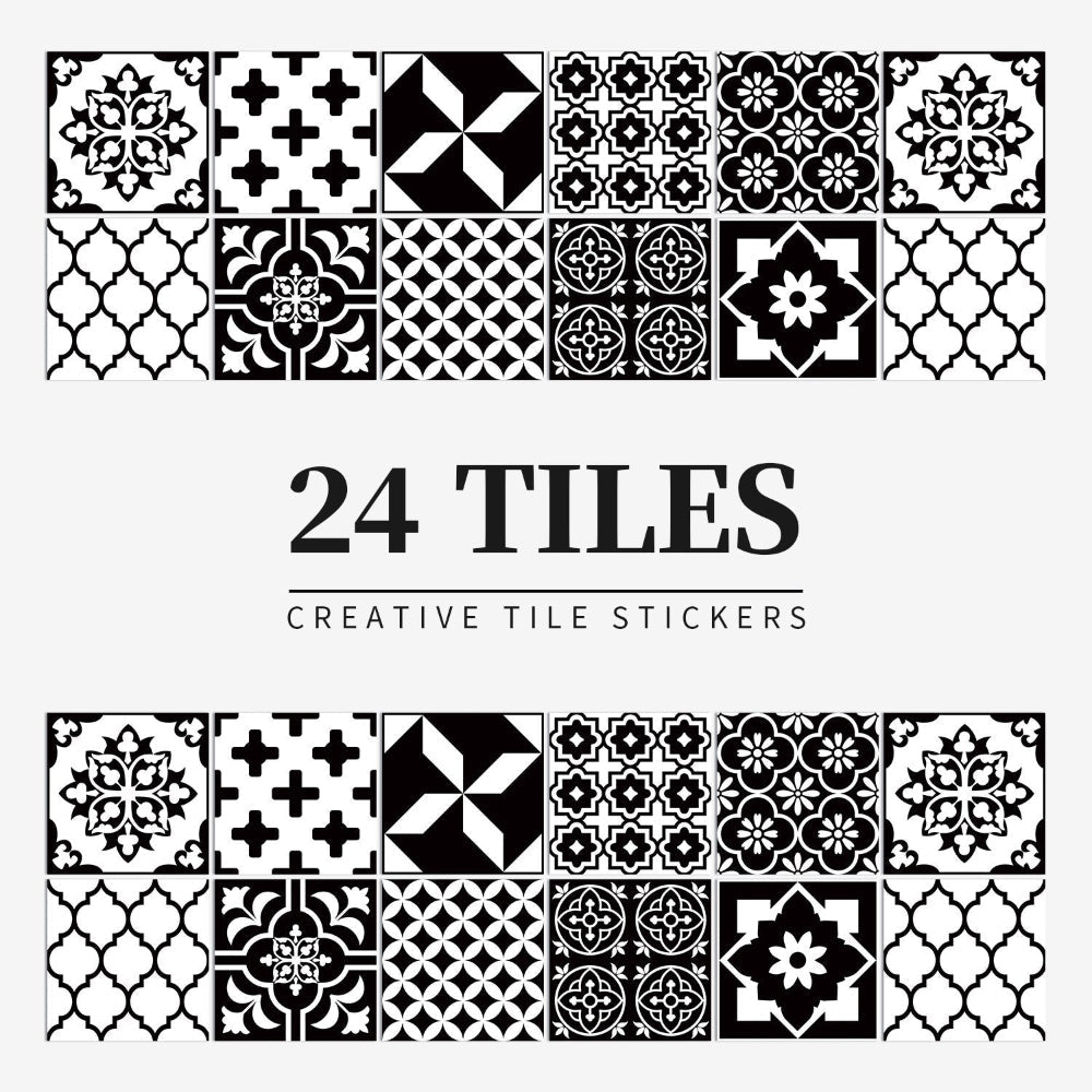 Zelfklevende Mandala Tegelstickers Voor Decoratieve Update Van Wanden En Interieur