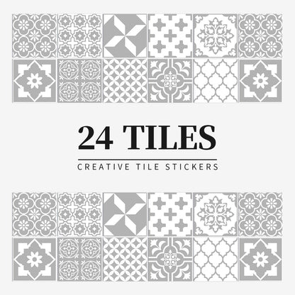 Zelfklevende Mandala Tegelstickers Voor Decoratieve Update Van Wanden En Interieur