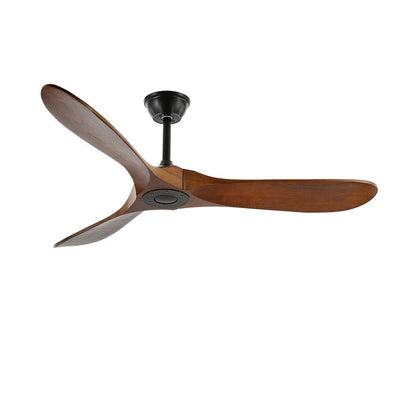 Houten Plafondventilator Met Stille Motor Voor Comfort In Woon En Slaapruimtes