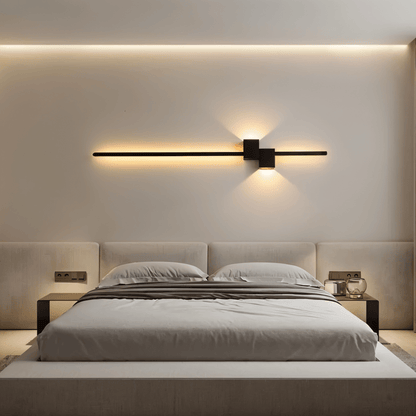 Minimalistische Led Buitenwandlamp Met Lineair Licht
