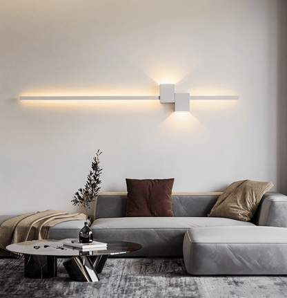 Minimalistische Led Buitenwandlamp Met Lineair Licht