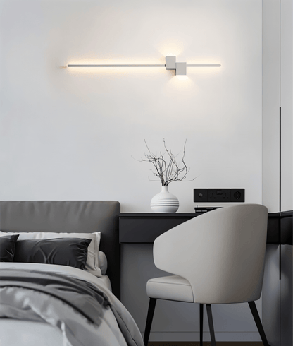 Minimalistische Led Buitenwandlamp Met Lineair Licht