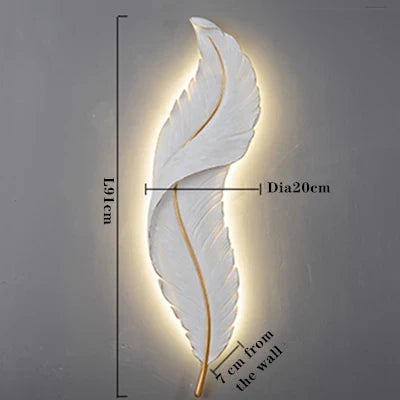 Wandlamp met Witte Veerdetails en Aluminium Behuizing