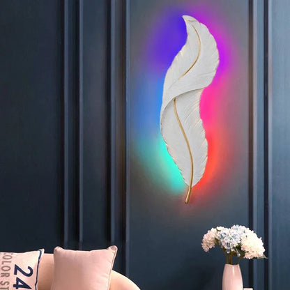 Wandlamp met Witte Veerdetails en Aluminium Behuizing