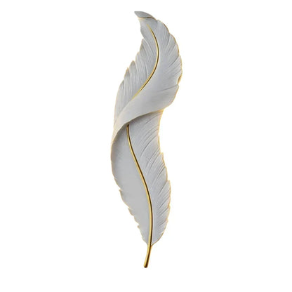 Wandlamp met Witte Veerdetails en Aluminium Behuizing