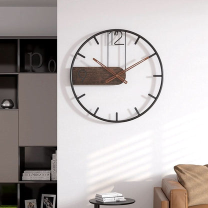 Moderne Metalen Wandklok met Elegant Design – 40 cm