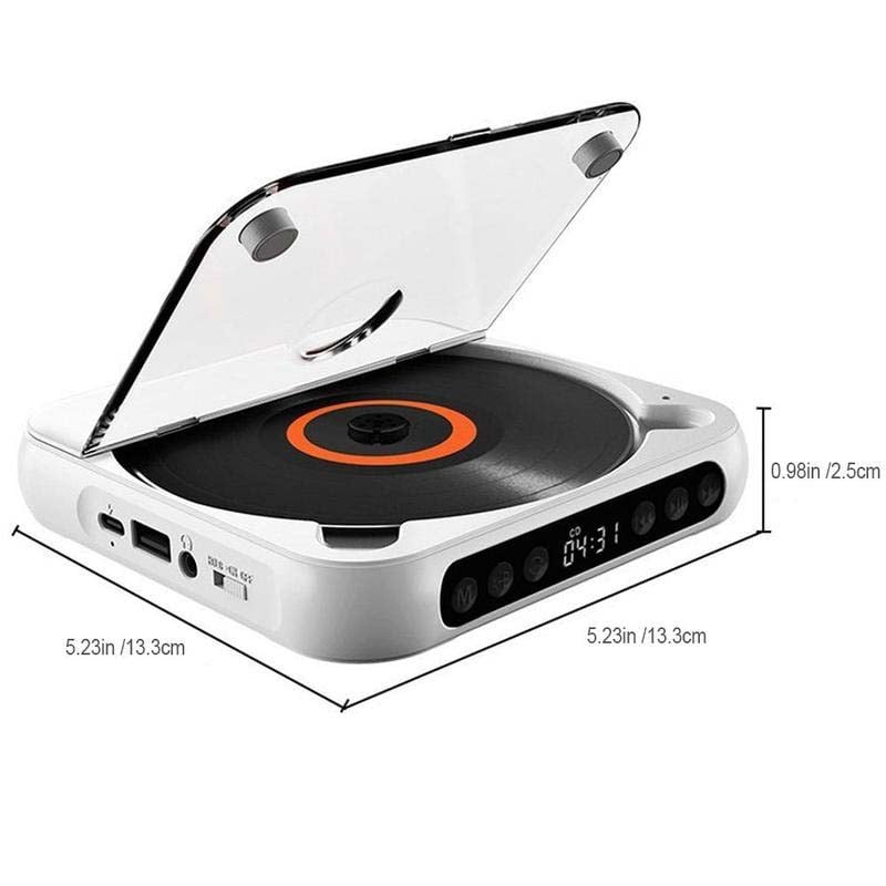 Compacte Draagbare Cd‑Speler met Bluetooth
