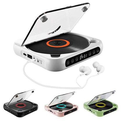 Compacte Draagbare Cd‑Speler met Bluetooth