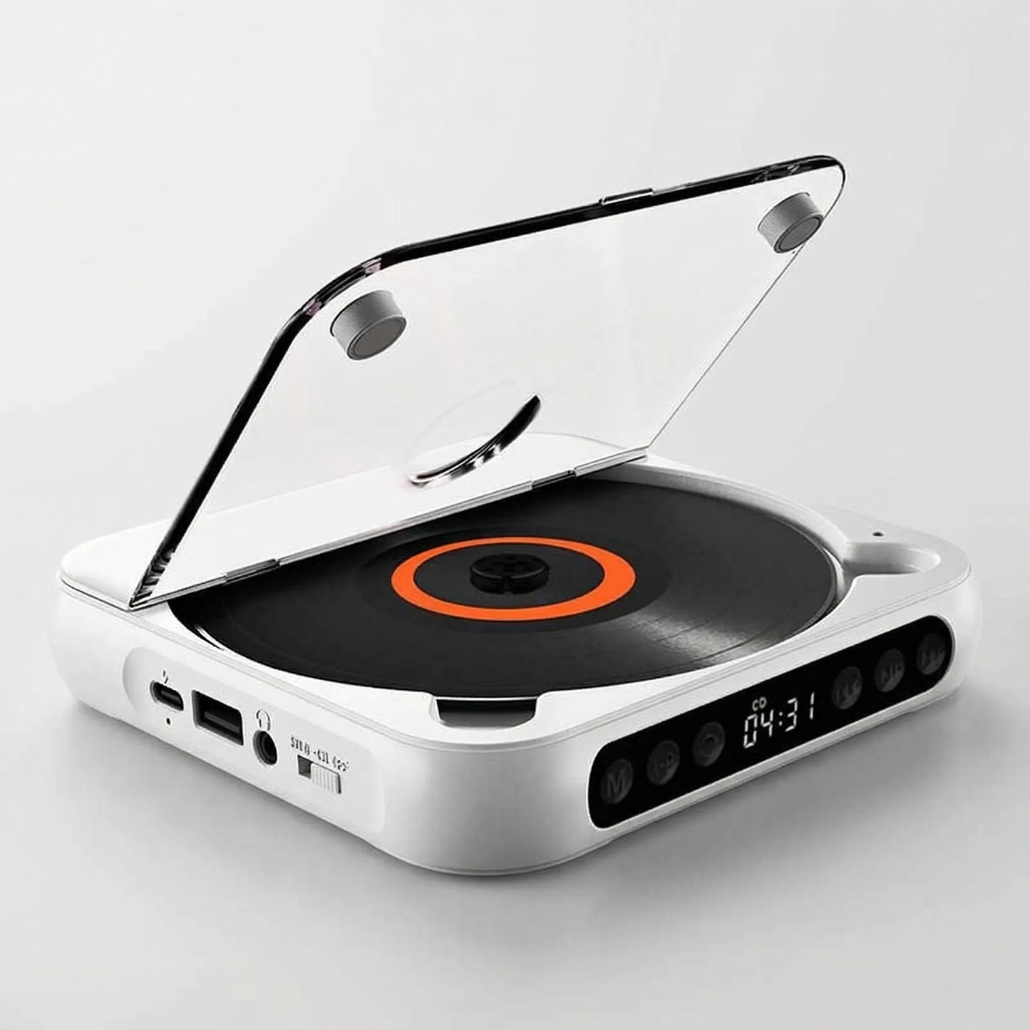 Compacte Draagbare Cd‑Speler met Bluetooth