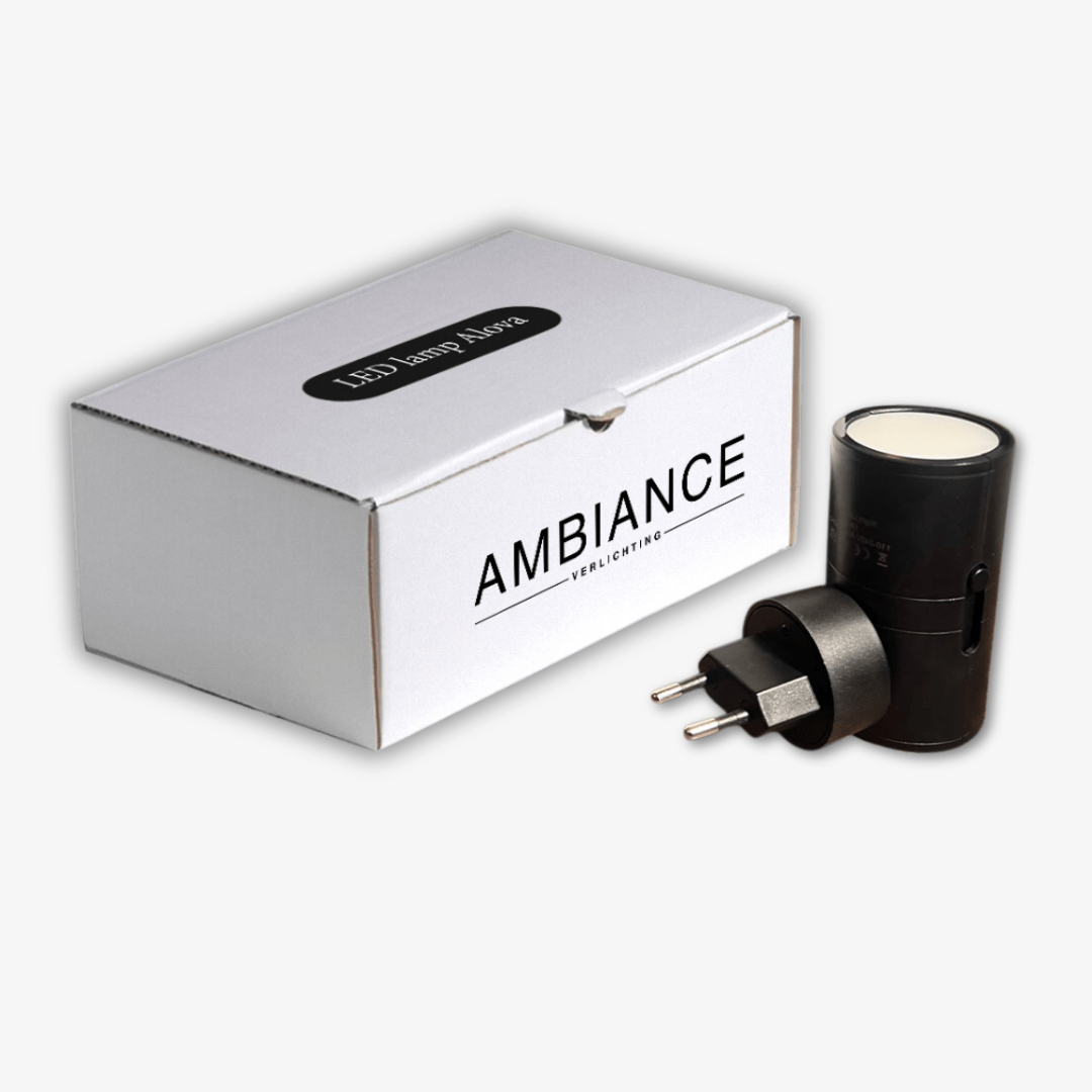 Dimbare led stekkerlamp met automatische lichtsensor