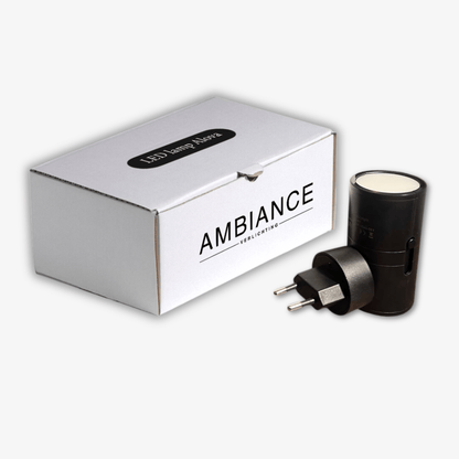 Dimbare led stekkerlamp met automatische lichtsensor