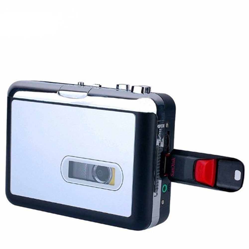 Draagbare cassette naar mp3 omzetter met usb opnamefunctie