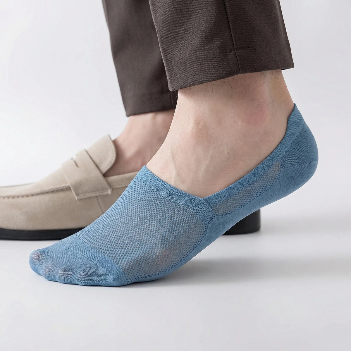 Onzichtbare Sokken Met Antislipstrip Voor Comfort Onder Lage Schoenen