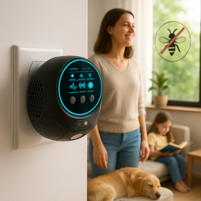 Ultrasoon insectenapparaat met vier luidsprekers voor binnenruimtes