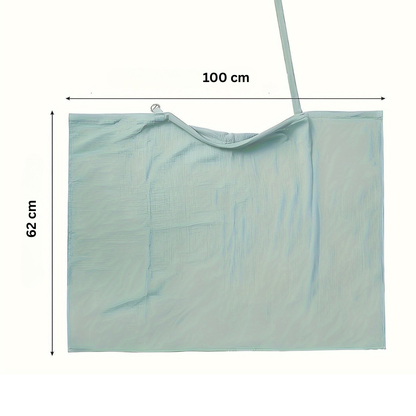 Ademend Borstvoedingsdoek van 100% Katoen met Verstelbare Nekband