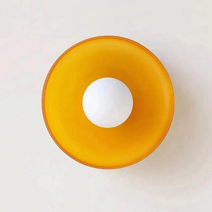 Glazen Plafondlamp In Scandinavische Stijl