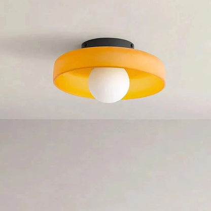 Glazen Plafondlamp In Scandinavische Stijl