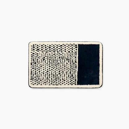 Luxe Handgemaakte Badmat Met Abstract Ontwerp