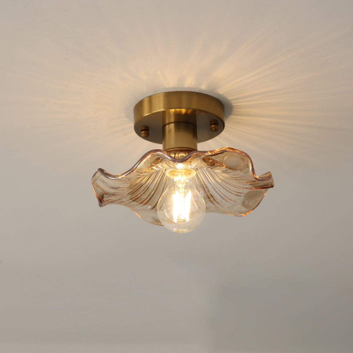Plafondlamp Met Bloemvorm En Zachte Diffuse LED Verlichting
