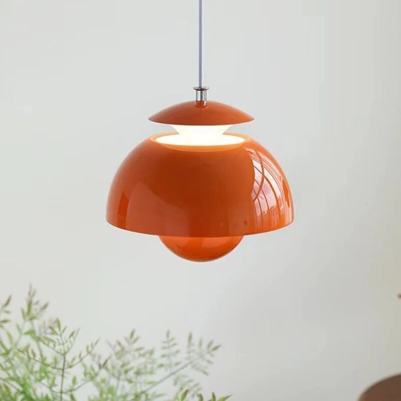 Scandinavische Hanglamp Met Gelaagde Kap En Zachte LED-Verlichting