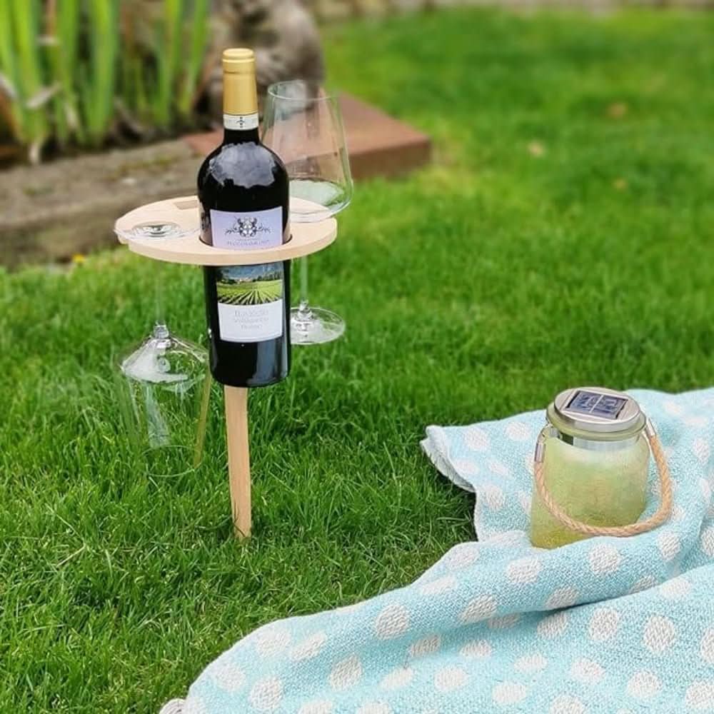 Draagbare Wijntafel Voor Picknick En Buitenmomenten