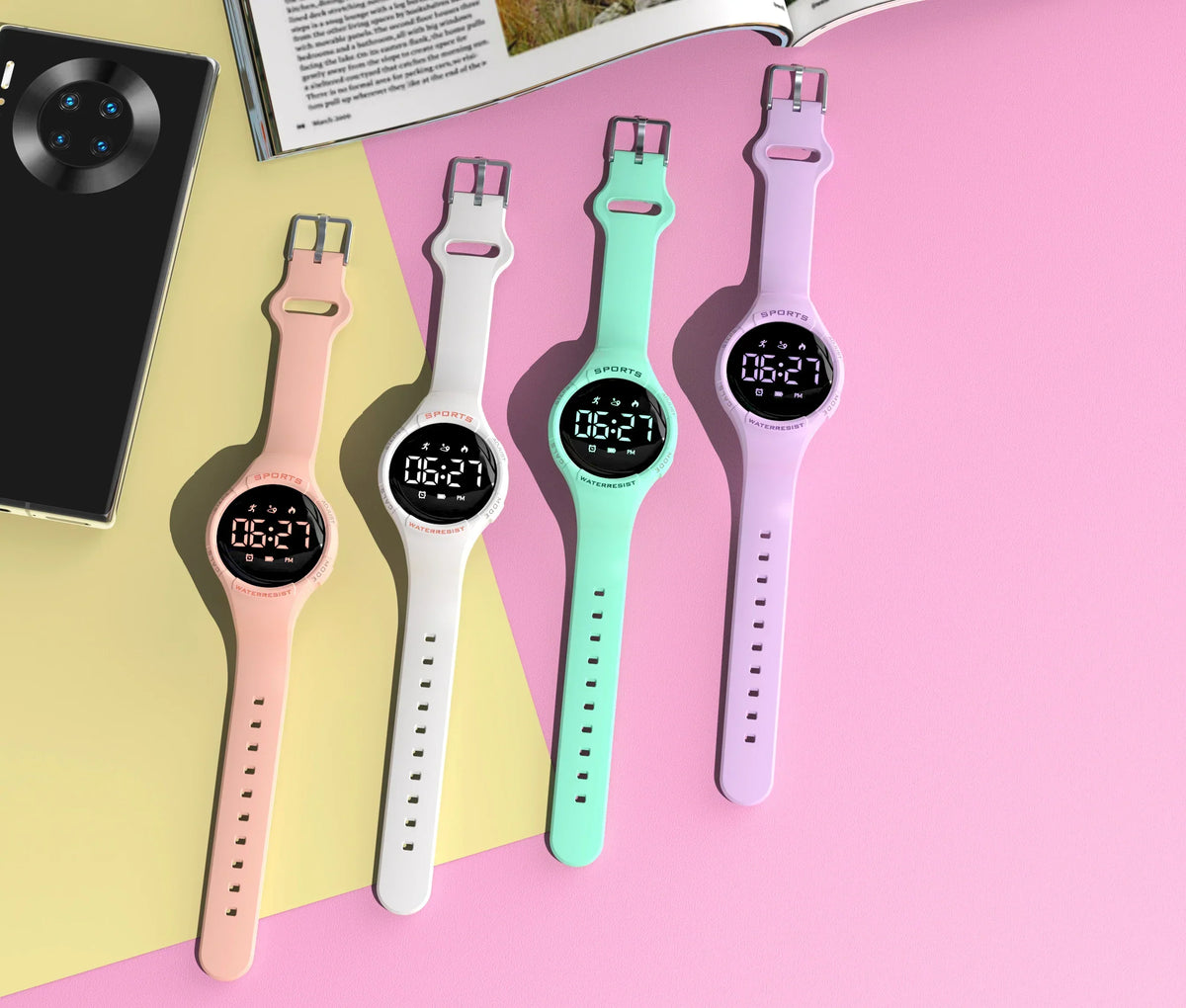 Kindertracker Horloge Met Waterdichte Bescherming Voor Actieve Dagelijkse Avonturen