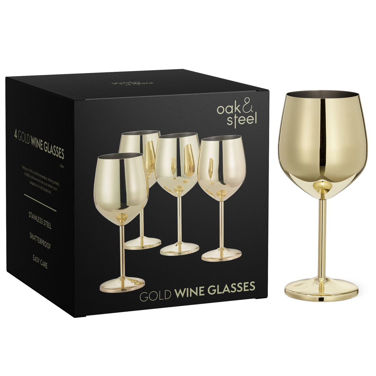 Luxe RVS Wijnglazen Met Elegante Afwerking Voor Stijlvolle Drinkmomenten