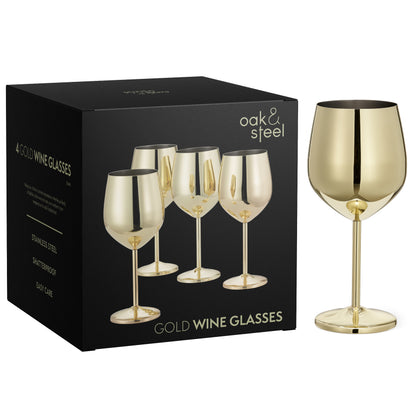 Luxe RVS Wijnglazen Met Elegante Afwerking Voor Stijlvolle Drinkmomenten