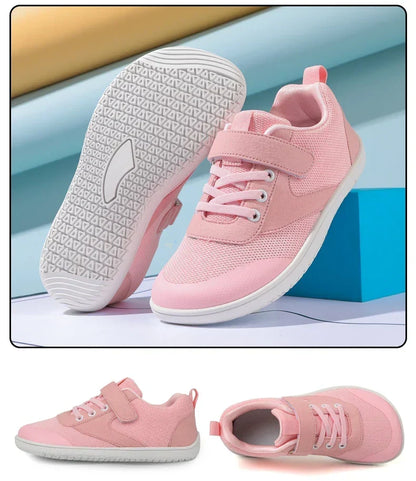 Comfortabele Barefoot Sneakers voor Kinderen met Brede Neus
