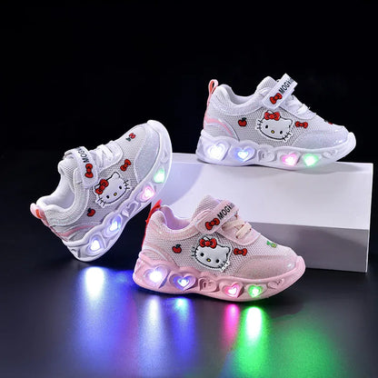 LED Sneakers Voor Meisjes Met Verlichte Zool En Antislip Grip