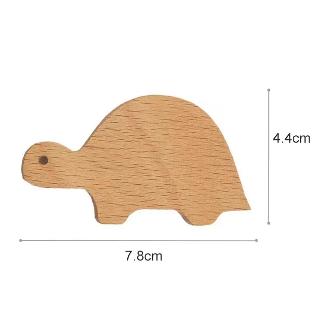 Houten Wandhaken Met Speels Ontwerp En Scandinavische Uitstraling