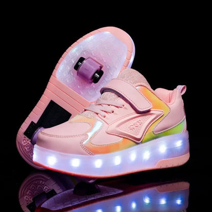 LED Rolschaats Sneakers Met Verlichte Wielen Voor Actieve Kinderen