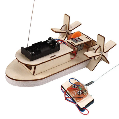 DIY Elektrische Boot Bouwset Voor Jonge Uitvinders