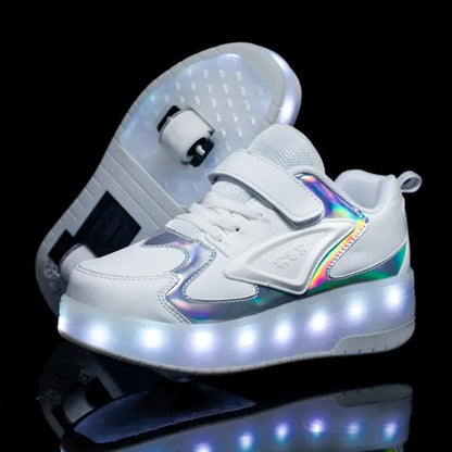 LED Rolschaats Sneakers Met Verlichte Wielen Voor Actieve Kinderen