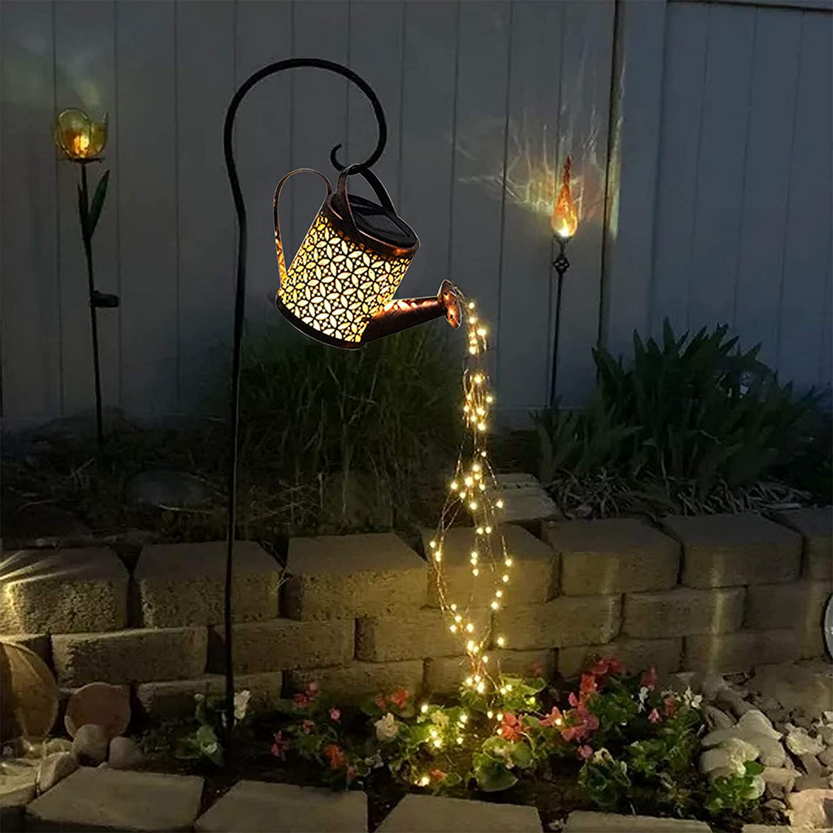 Solar Gieterlamp Met Magisch Watervaleffect Voor Buiten
